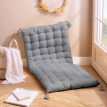 Matelas de sol coton (120 x 60 cm) Pixel Gris