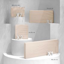 Lot de coussins de remplacement pour salon de jardin Calvi 7 places - Beige