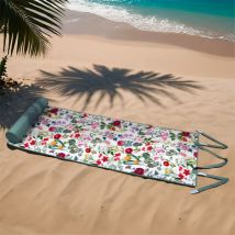 Aufrollbare Strandmatte (L150 cm) Florine Mehrfarbig