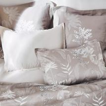 Federa cuscino letto quadrato raso di cotone (65 x 65 cm) Cayenne Marrone