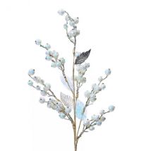 Branche de baies (H69 cm) Ice nature Irisé