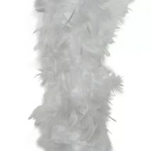 Guirlande Boa en plumes (184 cm) Deluxe Blanc