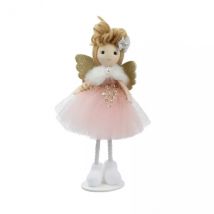 Weihnachtsengel stehend (H18 cm) Poupée conte de Fée Rosa