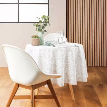 Nappe ronde anti tache (180 cm) Leya Beige