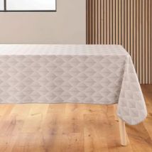 Rechthoekig vlekbestendig tafelkleed (150 x 240 cm) Kalini Beige