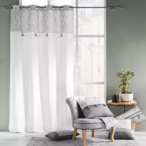 Rideau œillets (140 x 240 cm) Flavie Gris