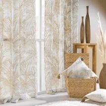 Gardine mit Ösen (140 x 240 cm) Dune Beige