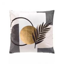 Quadratisches Samtkissen (45 x 45 cm) Clarity Mehrfarbig