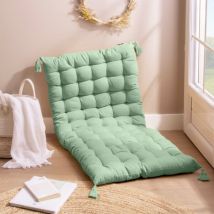 Matelas de sol coton (120 x 60 cm) Pixel Vert menthe
