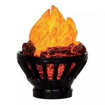 Accessoire Lemax à piles Feu d'éxterieur braséro
