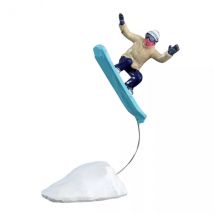 Personnage Lemax Snowboarder