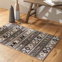 Wohnzimmerteppich (68 x 110 cm) Sakari Taupe