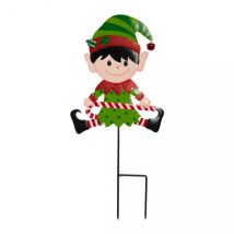 Tuinkabouter van metaal (H 50 cm)