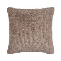 Quadratisches Kissen aus Kunstfell (45 x 45 cm) Timmy Taupe