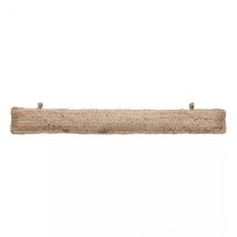 Coussin bas de porte jute (90 cm) Natura Beige