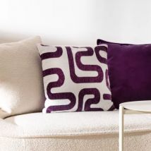 Coussin carré (40 x 40 cm) Safina Violet