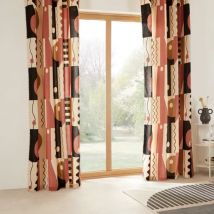 Rideau coton pompons (140 x 260 cm) Bliss Multicolore
