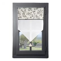 Voilage vitrage passe-tringle (45 x 60 cm) Clarine Ecru
