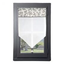 Voilage vitrage passe-tringle (60 x 90 cm) Clarine Ecru