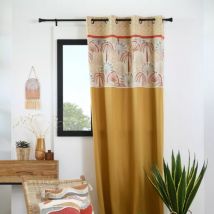 Rideau coton (140 x 260 cm) Aswan Jaune curry