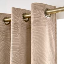 Rideau obscurcissant velours (140 x 180 cm) Fern Taupe