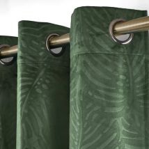 Rideau obscurcissant velours (140 x 280 cm) Fern Vert romarin