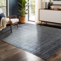 Rechthoekig jacquard vloerkleed (160 x 230 cm) Shiraz Zilver