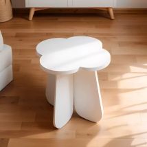 Tabouret enfant bois (H29 cm) Nuage Blanc