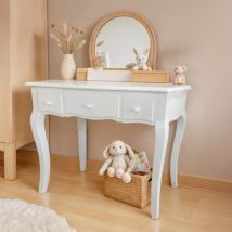 Coiffeuse enfant bois (H115 cm) Romy Blanche