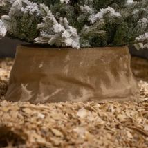 Cache pied de sapin (D68 cm) Jute Naturel