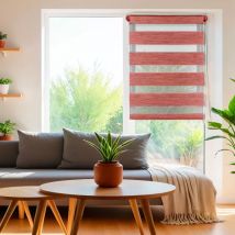 Store enrouleur Jour / Nuit (45 x 180 cm) Terracotta