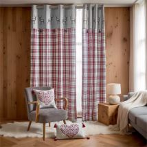 Vorhang (140 x 240 cm) Megeve Rot