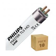 Pack Leuchtstoffröhre Dimmbar PHILIPS T5 HO 115 cm Zweiseitige Einspeisung 54W (10 Stk) - Mehrere Optionen