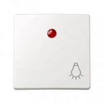 Einzeltaste mit Licht und Lichtgravur SIMON 73 LOFT 73016 - Weiß