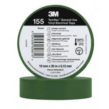 Temflex Isolierband 155 PVC 19mm x 20m 3M 7100184744 - Grün