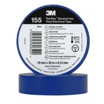 Temflex Isolierband 155 PVC 19mm x 20m 3M 7100184744 - Blau