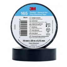 Isolierband Temflex 165 PVC 19mm x 20m 3M 7100184800 - Schwarz