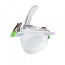 LED-Downlightstrahler Schwenkbar Rund 38W OSRAM 120 lm/W Weiss LIFUD No Flicker - Warmes Weiß 2800K - 3200K