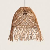 Hängeleuchte Rattan Aussen Toraja ILUZZIA - Außen Schwarz