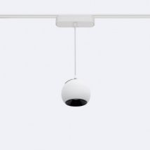 LED-Hängeleuchte Konkave 1-Phasenmagnetschiene 25mm Super Slim 12W 48V CRI90 Weiss Ø100 mm - Neutrales Weiß 4000K