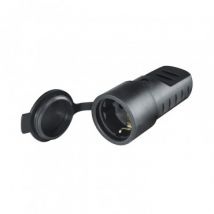 Verlängerung Typ F 2P+T 16A 250V AC Schwarz