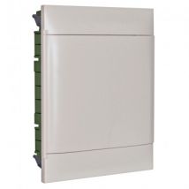 Unterputzdose Practibox S für Konventionelle Trennwände Blickdichte Tür 2x12 Module LEGRAND 135042 Weiß
