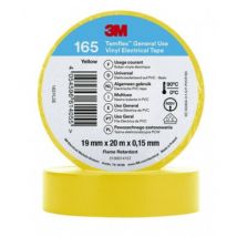 Isolierband Temflex 165 PVC 19mm x 20m 3M 7100184800 Gelb