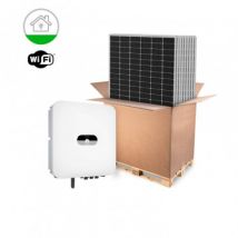 Solar Kit Hybrid HUAWEI Private Haushalte kompatibel mit Batterie LG Einphasig 3-5 kW Panel RISEN 3000 W