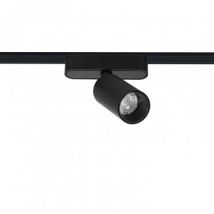 LED-Strahler für 1-Phasenmagnetschiene 25mm Super Slim 12W 48V CRI90 Schwarz UGR16 Warmes Weiß 2700K