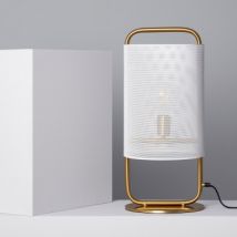 Lampe à Poser Métal Ansa Doré