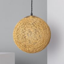 Suspension Papier Tressé Ilargia Doré