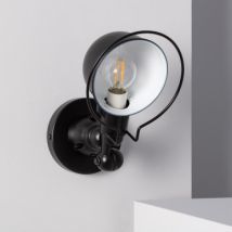 Lampe Murale Métal Orientable Farasi Noir