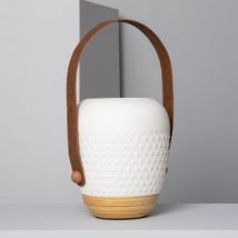 Lampe à Poser Saquet Blanc