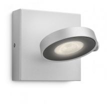 Plafonnier LED Dimmable 4.5W PHILIPS Clockwork Aluminium